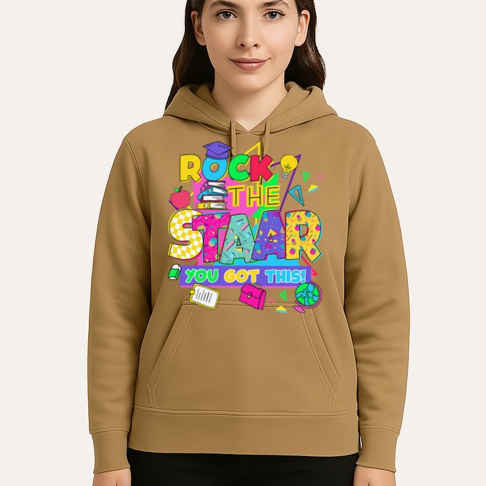 Test Day New- Rock The Test Teacher Testing Day You Got Hoodie