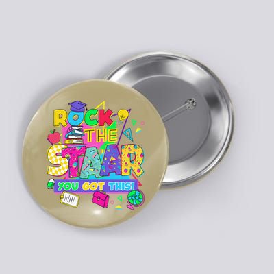 Test Day New- Rock The Test Teacher Testing Day You Got Button