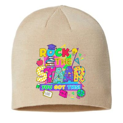 Test Day New- Rock The Test Teacher Testing Day You Got Sustainable Beanie