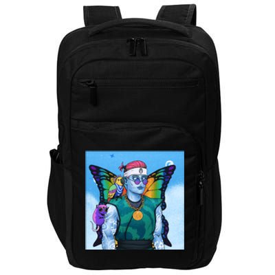 Tie Dye Ninja NFT Space Parrot Rainbow Butterfly Wings Impact Tech Backpack