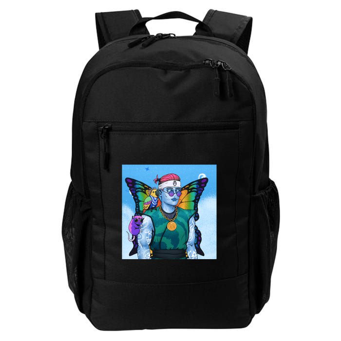 Tie Dye Ninja NFT Space Parrot Rainbow Butterfly Wings Backpack