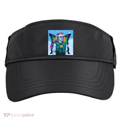 Tie Dye Ninja NFT Space Parrot Rainbow Butterfly Wings Adult Drive Performance Visor