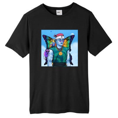 Tie Dye Ninja NFT Space Parrot Rainbow Butterfly Wings Tall Fusion ChromaSoft Performance T-Shirt