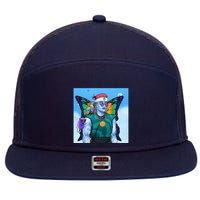Tie Dye Ninja NFT Space Parrot Rainbow Butterfly Wings 7 Panel Mesh Trucker Snapback Hat