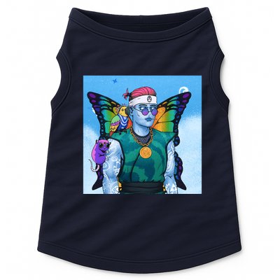 Tie Dye Ninja NFT Space Parrot Rainbow Butterfly Wings Doggie Tank