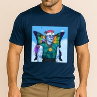 Tie Dye Ninja NFT Space Parrot Rainbow Butterfly Wings Cooling Performance Crew T-Shirt