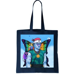 Tie Dye Ninja NFT Space Parrot Rainbow Butterfly Wings Tote Bag