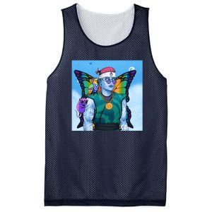 Tie Dye Ninja NFT Space Parrot Rainbow Butterfly Wings Mesh Reversible Basketball Jersey Tank