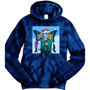 Tie Dye Ninja NFT Space Parrot Rainbow Butterfly Wings Tie Dye Hoodie