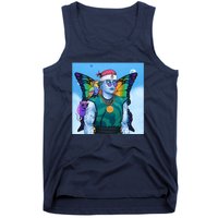 Tie Dye Ninja NFT Space Parrot Rainbow Butterfly Wings Tank Top