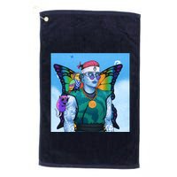 Tie Dye Ninja NFT Space Parrot Rainbow Butterfly Wings Golf Towel