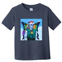 Tie Dye Ninja NFT Space Parrot Rainbow Butterfly Wings Toddler T-Shirt