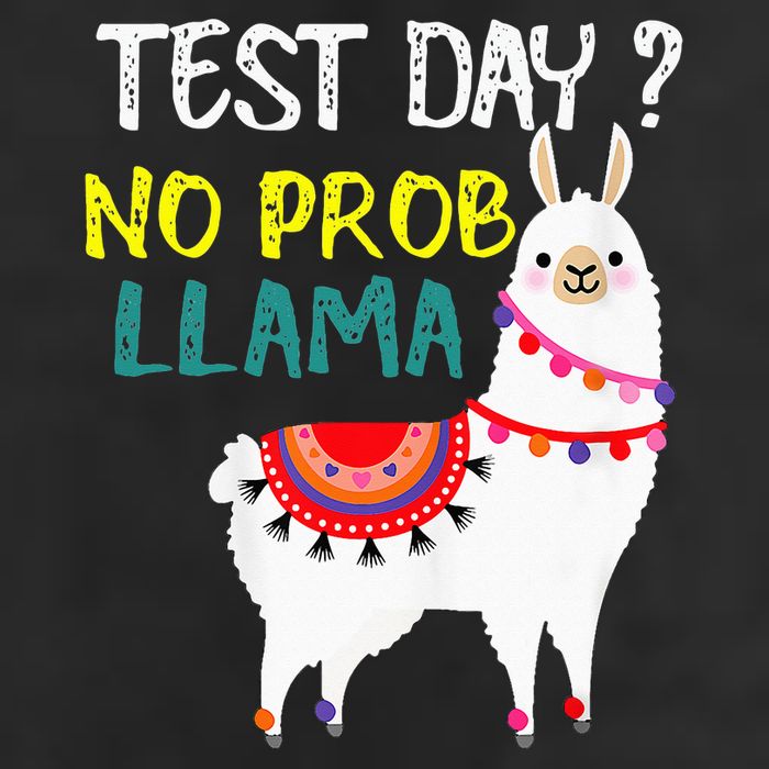 Test Day No Prob-llama Llama Teacher Testing Day Cool Comfort Performance Bucket Hat