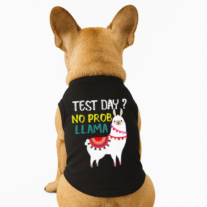 Test Day No Prob-llama Llama Teacher Testing Day Doggie Tank