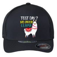 Test Day No Prob-llama Llama Teacher Testing Day Flexfit Unipanel Trucker Cap