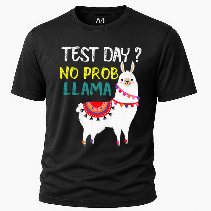 Test Day No Prob-llama Llama Teacher Testing Day Performance Shirt