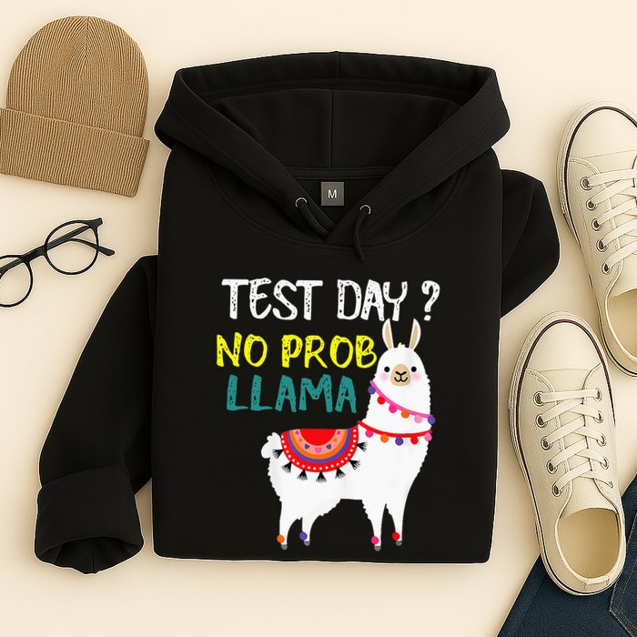 Test Day No Prob-llama Llama Teacher Testing Day Hoodie