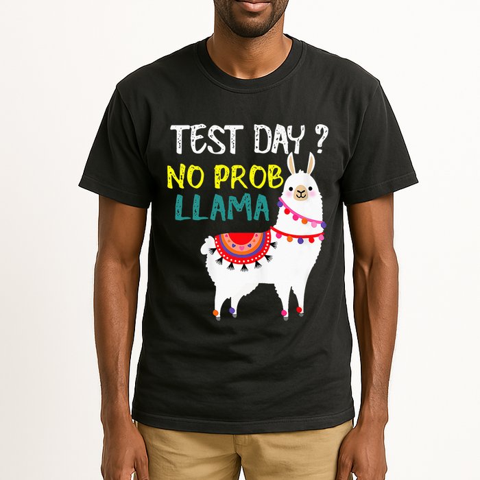 Test Day No Prob-llama Llama Teacher Testing Day Tall T-Shirt