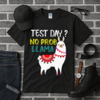 Test Day No Prob-llama Llama Teacher Testing Day Tall T-Shirt