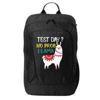 Test Day No Prob-llama Llama Teacher Testing Day City Backpack