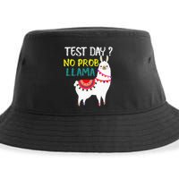 Test Day No Prob-llama Llama Teacher Testing Day Sustainable Bucket Hat