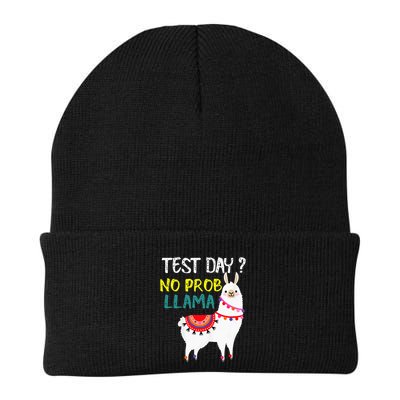 Test Day No Prob-llama Llama Teacher Testing Day Beanie