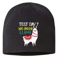 Test Day No Prob-llama Llama Teacher Testing Day Sustainable Beanie