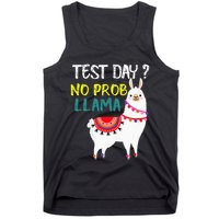 Test Day No Prob-llama Llama Teacher Testing Day Tank Top