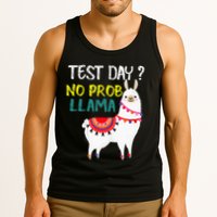 Test Day No Prob-llama Llama Teacher Testing Day Tank Top