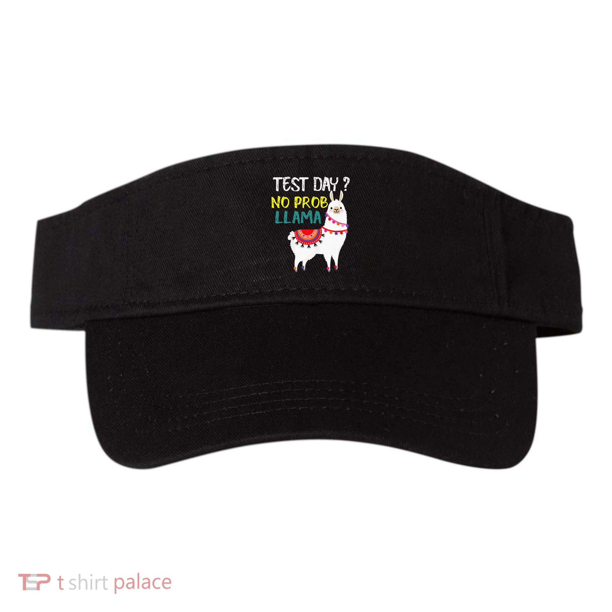Test Day No Prob-llama Llama Teacher Testing Day Visor