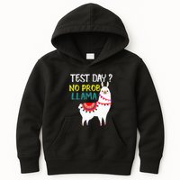 Test Day No Prob-llama Llama Teacher Testing Day Kids Hoodie