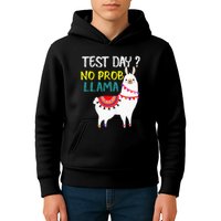 Test Day No Prob-llama Llama Teacher Testing Day Kids Hoodie