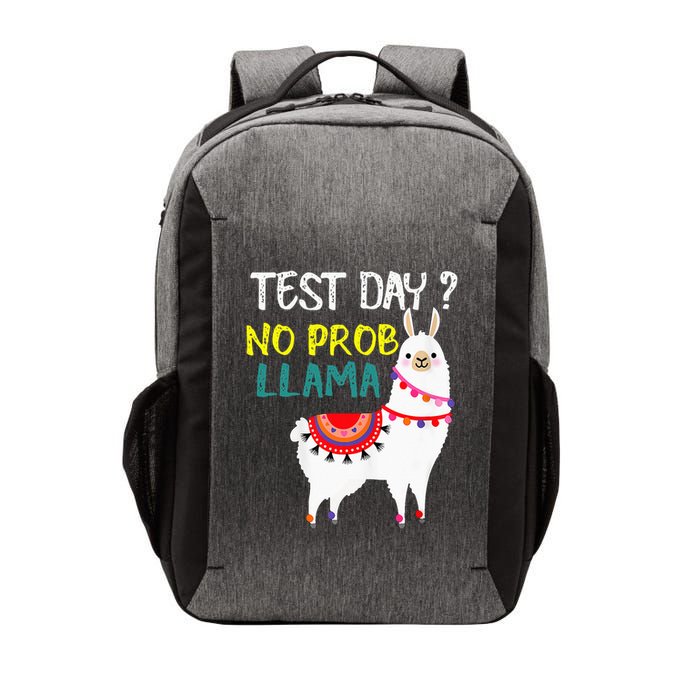 Test Day No Prob-llama Llama Teacher Testing Day Vector Backpack