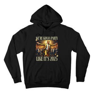 Trump Dance New Year 2025 Party Inauguration Maga Republican Tall Hoodie