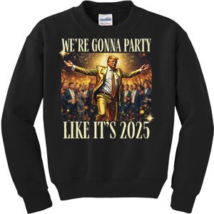 Trump Dance New Year 2025 Party Inauguration Maga Republican Kids Sweatshirt