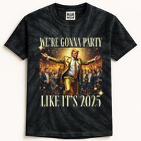 Trump Dance New Year 2025 Party Inauguration Maga Republican Kids Tie-Dye T-Shirt