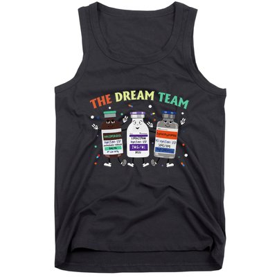 The Dream Nurse Team Retro Groovy Medical Nursing Psych Tank Top