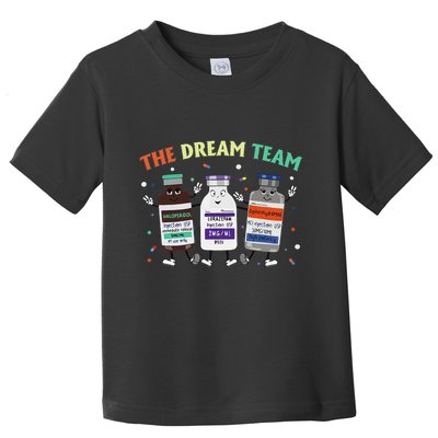 The Dream Nurse Team Retro Groovy Medical Nursing Psych Toddler T-Shirt
