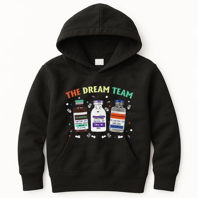 The Dream Nurse Team Retro Groovy Medical Nursing Psych Kids Hoodie