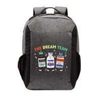 The Dream Nurse Team Retro Groovy Medical Nursing Psych Vector Backpack