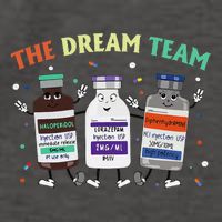 The Dream Nurse Team Retro Groovy Medical Nursing Psych Vector Backpack
