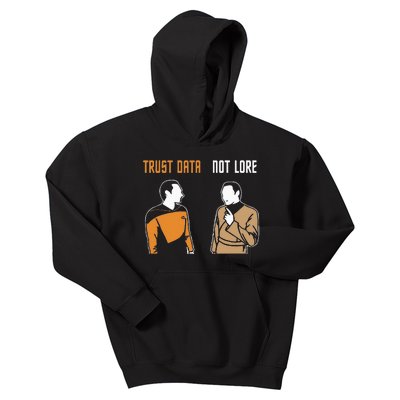 Trust Data Not Lore Kids Hoodie