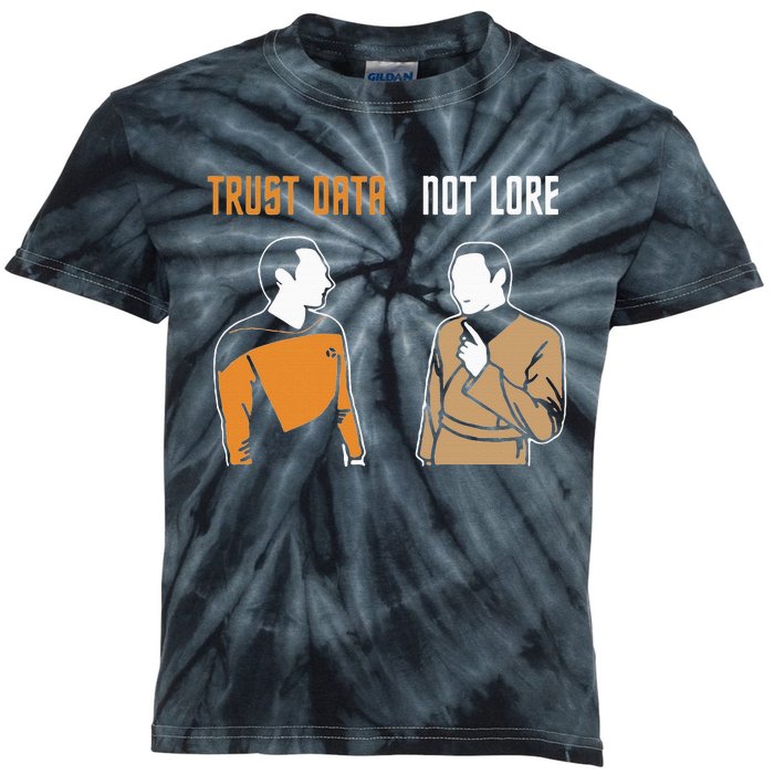 Trust Data Not Lore Kids Tie-Dye T-Shirt