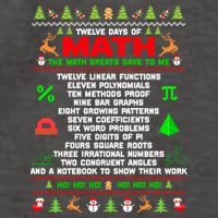 Twelve Days Of Math Teacher Students Ugly Sweater Christmas Gift Vector Backpack