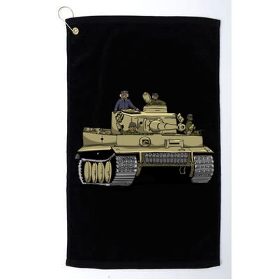 The Dogs Of War Tiger Tank Platinum Collection Golf Towel