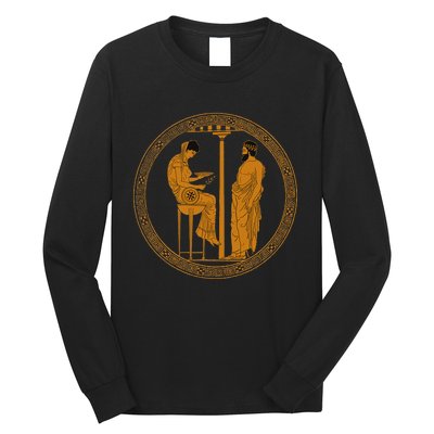 The Delphic Oracle King Aigeus In Front Of The Pythia Long Sleeve Shirt