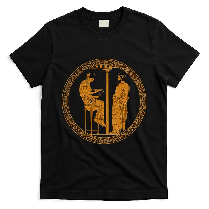 The Delphic Oracle King Aigeus In Front Of The Pythia T-Shirt