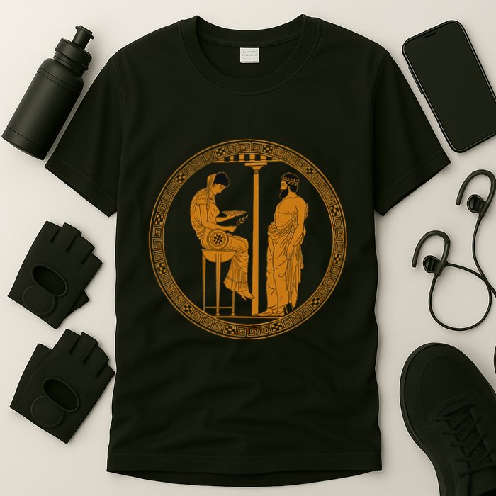 The Delphic Oracle King Aigeus In Front Of The Pythia T-Shirt