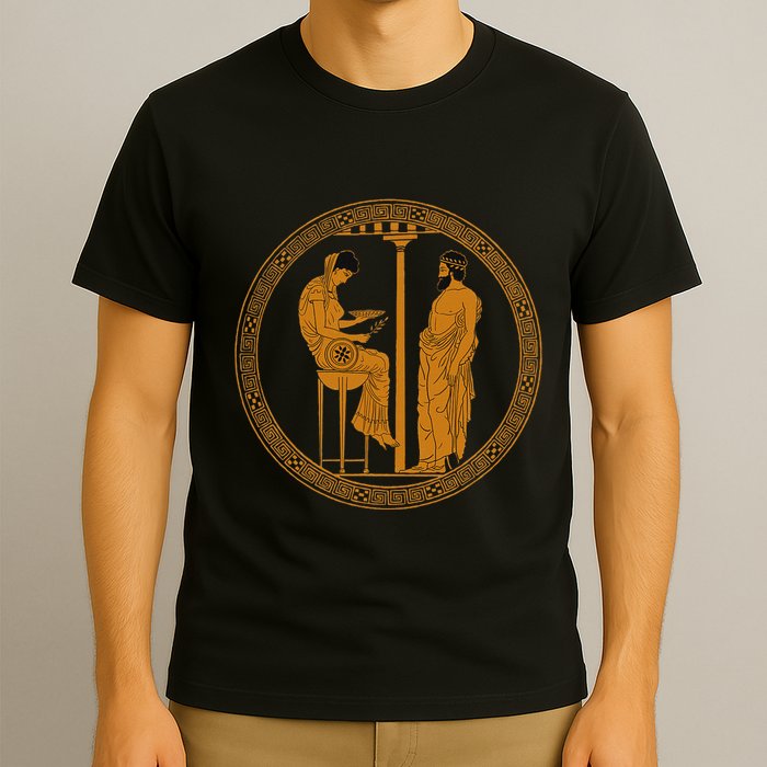 The Delphic Oracle King Aigeus In Front Of The Pythia T-Shirt
