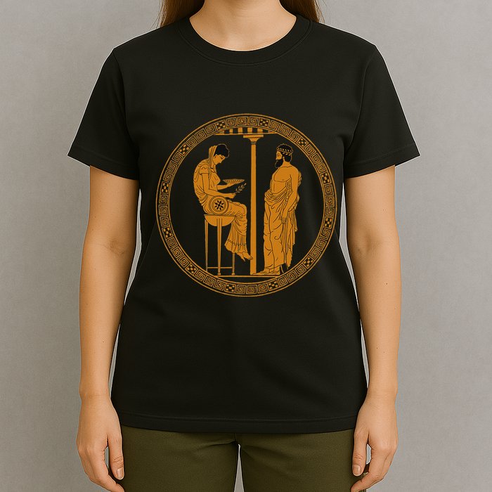 The Delphic Oracle King Aigeus In Front Of The Pythia T-Shirt